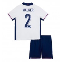 England Kyle Walker #2 Replica Home Minikit Euro 2024 Short Sleeve (+ pants)